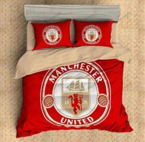 Manchester United Red Est 1878 Bedding Set - LH