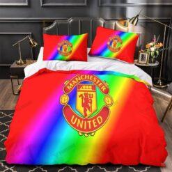 Manchester United Rainbow Color Bedding Set - LH