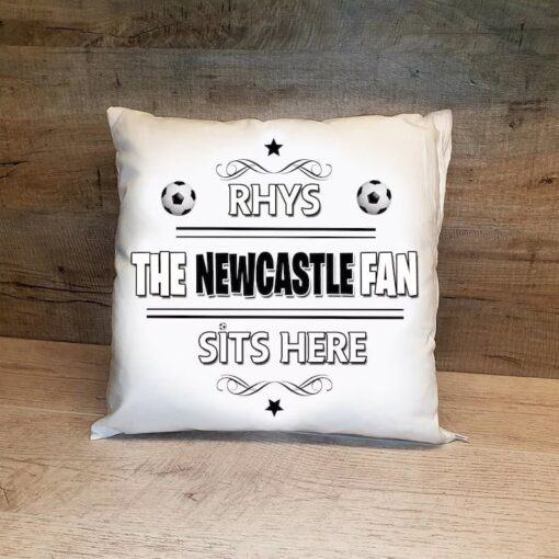 Newcastle United F.C. Personalised Pillow (with inner) PM34 - LH - Image 3