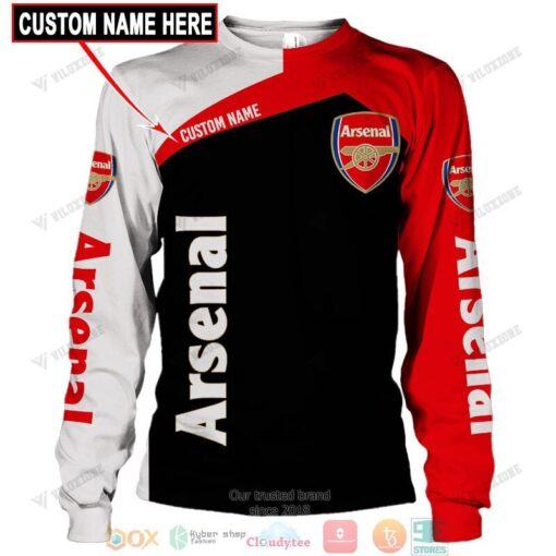 Arsenal FC Custom Name Black Red PL588 - LH - Image 4
