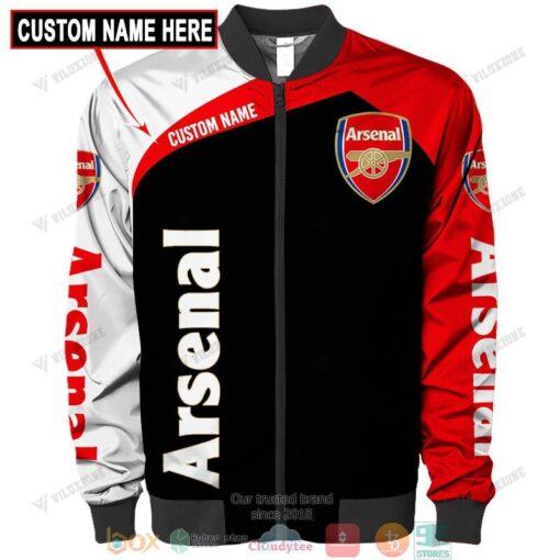 Arsenal FC Custom Name Black Red PL588 - LH - Image 7