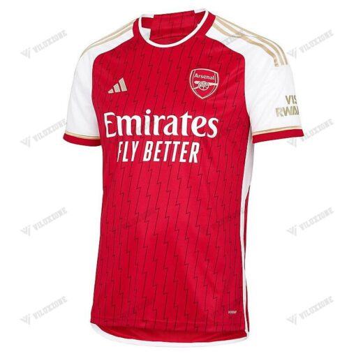 (SHIRT + PANT) (FREE CUSTOM) FOR JUNIOR ARSENAL FC 23/24 HOME SHIRT REPLICA - Image 3