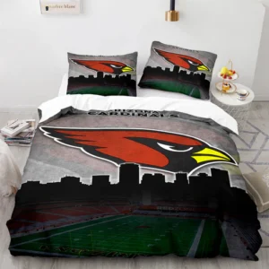 Arizona Cardinals NFL Skyline & Stadium Design Bedding Set