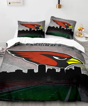 Arizona Cardinals NFL Skyline & Stadium Design Bedding Set