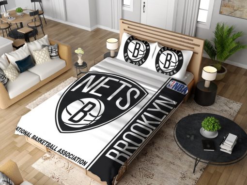 Brooklyn Nets NBA Basketball Bedding Set - Image 5