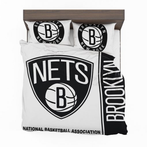 Brooklyn Nets NBA Basketball Bedding Set - Image 3