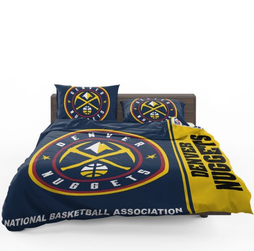 Denver Nuggets NBA Basketball Bedding Set - Image 2