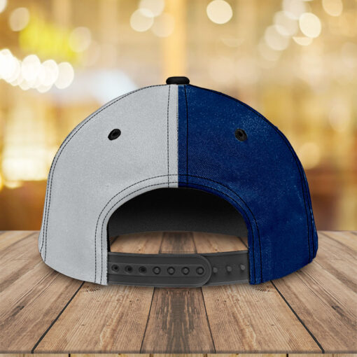 Dallas Cowboys NFL Classic Baseball Cap – Navy & Gray Split Design with Team Star Logo and Texas State Outline - Image 4