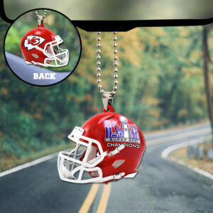 Personalized Kansas City Chiefs NFL Car Ornament v3 – New Arrival for Fans