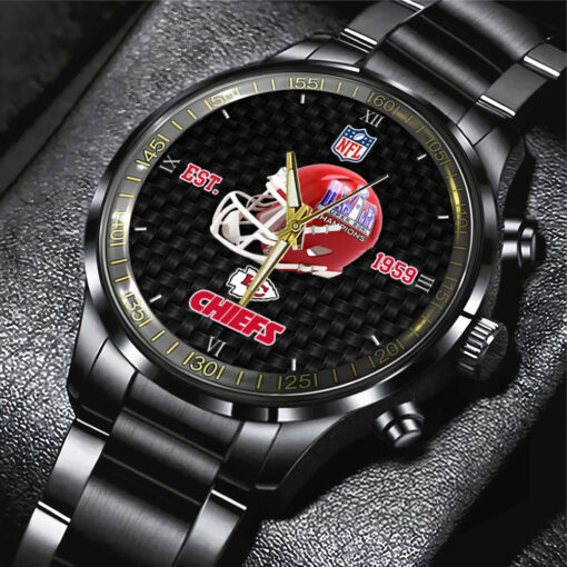 Philadelphia Eagles NFL Men’s Black Stainless Steel Watch – Championship Game 2025 Limited Edition - Image 2
