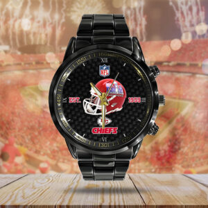 Philadelphia Eagles NFL Men’s Black Stainless Steel Watch – Championship Game 2025 Limited Edition