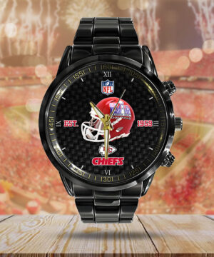 Philadelphia Eagles NFL Men’s Black Stainless Steel Watch – Championship Game 2025 Limited Edition