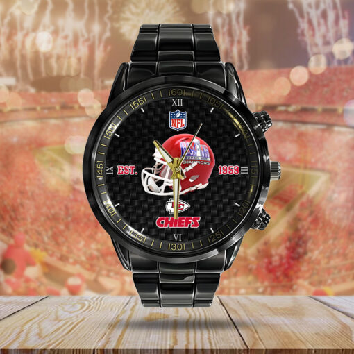 Philadelphia Eagles NFL Men’s Black Stainless Steel Watch – Championship Game 2025 Limited Edition