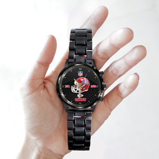 Philadelphia Eagles NFL Men’s Black Stainless Steel Watch – Championship Game 2025 Limited Edition - Image 4