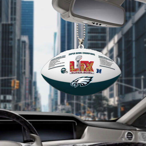 Personalized Philadelphia Eagles NFL Car Ornament V6 – New Arrival for Fans - Image 3