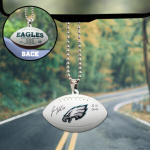 Personalized Philadelphia Eagles NFL Car Ornament V5 – New Arrival for Fans