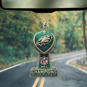 Personalized Philadelphia Eagles NFL Car Ornament V4 – New Arrival for Fans