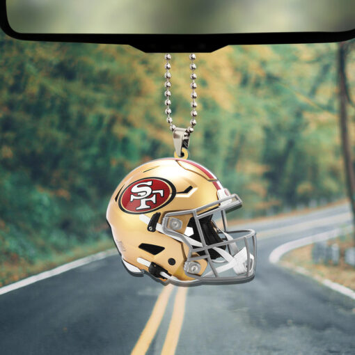 Personalized San Francisco 49ers NFL Car Ornament v2 – New Arrival for Fans - Image 2