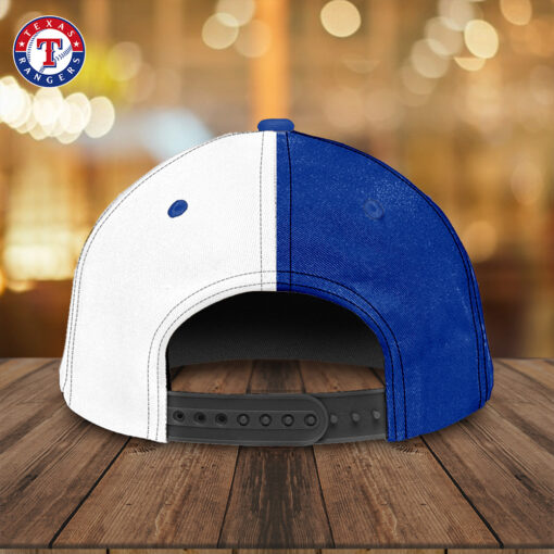 Texas Rangers MLB WS ’23 World Series Baseball Cap – Blue & White Split Design, “Go and Take It” Championship Edition - Image 5