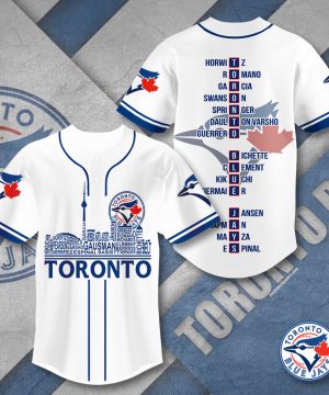 Toronto Blue Jays MLB Personalized Style Baseball Jersey
