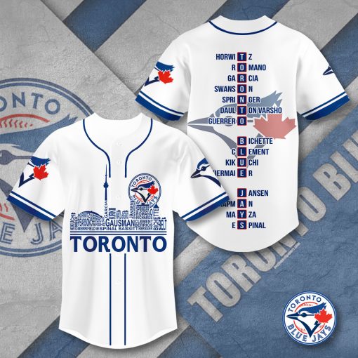 Toronto Blue Jays MLB Personalized Style Baseball Jersey