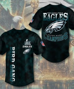 Philadelphia Eagles NFL Baseball Jersey | Limited Authentic Release, Stylish Look & Long-Lasting Wear