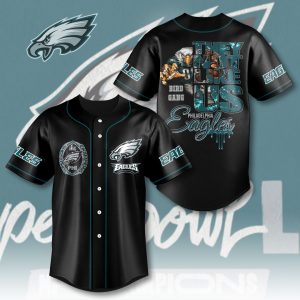 Philadelphia Eagles NFL Baseball Jersey | Men’s Premium Game Day Wear, Moisture-Wicking & Flexible