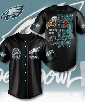 Philadelphia Eagles NFL Baseball Jersey | Men’s Premium Game Day Wear, Moisture-Wicking & Flexible