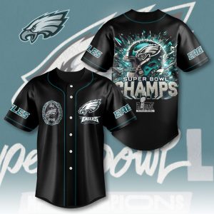 Philadelphia Eagles NFL Baseball Jersey | Men’s Official Fan Edition, Breathable & Quick-Dry