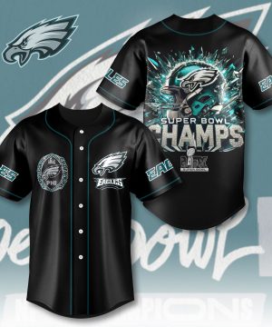 Philadelphia Eagles NFL Baseball Jersey | Men’s Official Fan Edition, Breathable & Quick-Dry