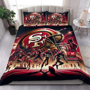 San Francisco 49ers NFL Action Bedding Set – Dynamic Stadium