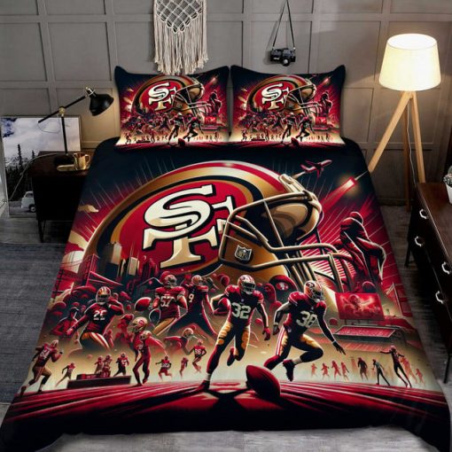 San Francisco 49ers NFL Action Bedding Set – Dynamic Stadium - Image 5