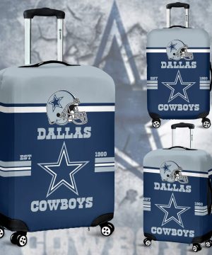 Dallas Cowboys NFL Blue Travel Luggage Cover