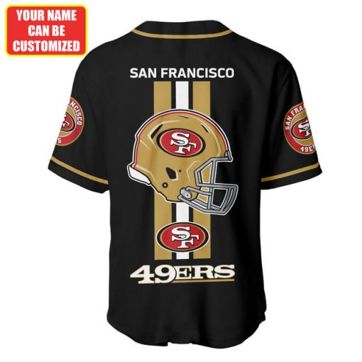 San Francisco 49ers NFL Baseball Jersey – Custom Name | NFL Fan Edition - Image 6
