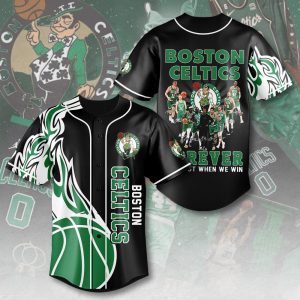 Boston Celtics NBA Personalized Style Baseball Jersey | Men’s Authentic Fan Edition, Lightweight & Durable