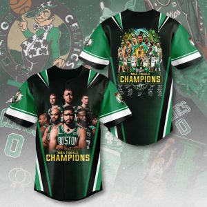 Boston Celtics NBA Personalized Style Baseball Jersey | Unisex Official Replica, Stylish & Easy-Care
