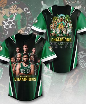 Boston Celtics NBA Personalized Style Baseball Jersey | Unisex Official Replica, Stylish & Easy-Care