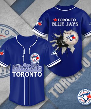 Toronto Blue Jays MLB Personalized Style Baseball Jersey | Lightweight & Durable Material