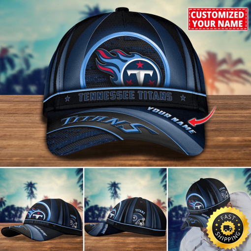 Tennessee Titans NFL Custom Cap | Personalized NFL Fan Hat - Image 2