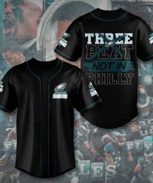 Philadelphia Eagles NFL Baseball Jersey | Lightweight & Breathable Fabric