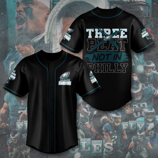 Philadelphia Eagles NFL Baseball Jersey | Lightweight & Breathable Fabric