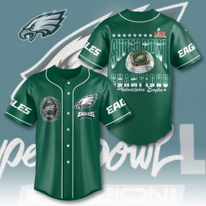 Philadelphia Eagles NFL Baseball Jersey | Breathable & Quick-Dry Fabric