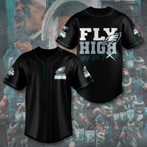 Philadelphia Eagles NFL Baseball Jersey | Breathable Mesh & Easy Care