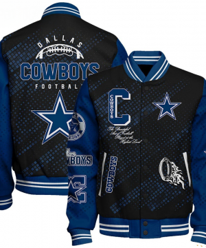 Dallas Cowboys NFL Varsity Jacket – Retro Baseball Style