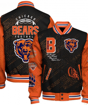 Chicago Bears NFL Varsity Jacket – Retro Baseball Style