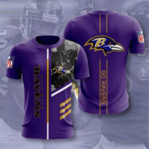 Baltimore Ravens NFL Men’s Graphic T-Shirt - Image 2