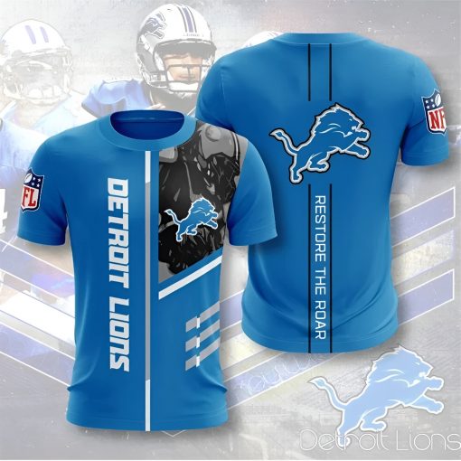 Detroit Lions NFL Men’s Graphic T-Shirt - Image 2
