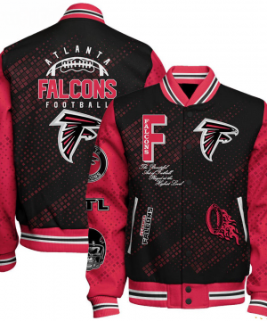 Atlanta Falcons NFL Varsity Jacket – Retro Baseball Style