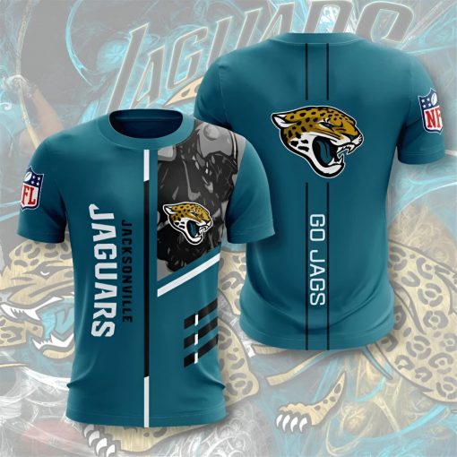 Jacksonville Jaguars NFL Men’s Graphic T-Shirt - Image 2