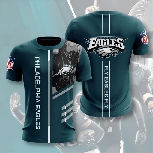 Philadelphia Eagles NFL Men’s Graphic T-Shirt - Image 2